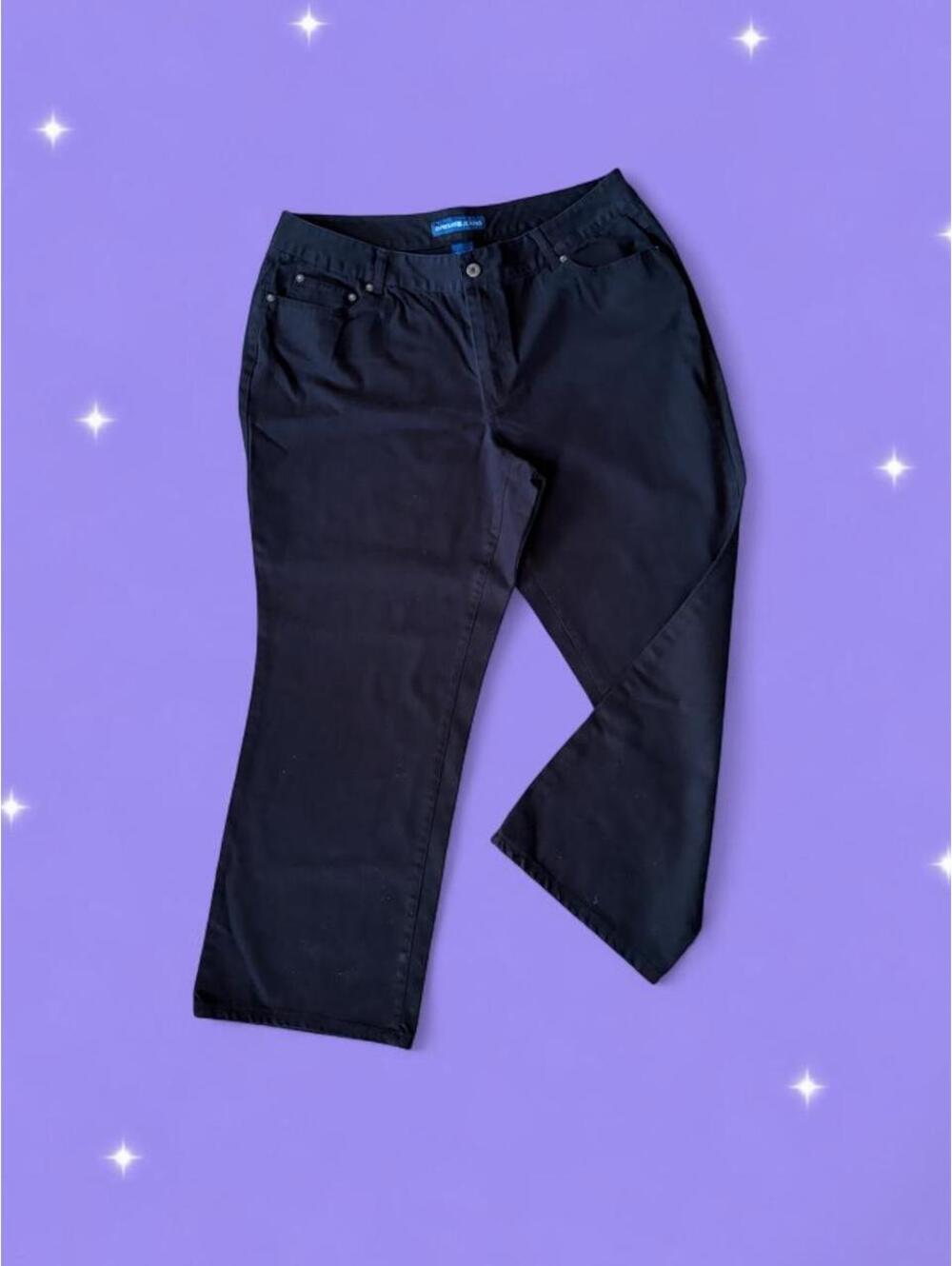 Vintage 90s Retro Y2K 100% Cotton Flare Jeans size 18 🖤